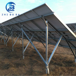 Système de montage au sol photovoltaïque durable, structure de support au sol solaire sécurisée, agrivoltaïque, support photovoltaïque Zn-Mg-Al - Product Image 2
