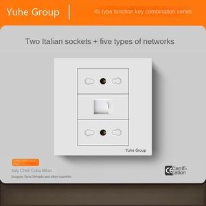 Enchufe de Pared Empotrado Personalizado de 3/9 Orificios con Panel Táctil y Material de PC Ignífugo de 20A - Product Image 6