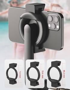 Trépied magnétique <span class=keywords><strong>Selfie</strong></span> <span class=keywords><strong>Stick</strong></span> avec télécommande compatible avec MagSafe Fit pour <span class=keywords><strong>iPhone</strong></span> 12/<span class=keywords><strong>13</strong></span>/14/15/16 Series Fonctionne avec l'étui Magsafe - Product Image 2