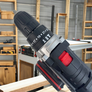 Taladro de Litio de Alta Potencia de Dos Velocidades y 10 mm, Kit de Herramientas de Destornillador de Impacto para el Hogar con Batería y Soporte OEM - Product Image 5