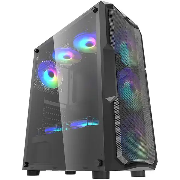 darkFlash Aquarius Tempered glass Wholesale ATX Tower Office Case Desktop Computer PC Case Gaming for sale