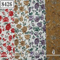 Tissu pour chemise en coton 100% écologique, peigné, tissé uni, 40S, imprimé floral rose, pour vêtements