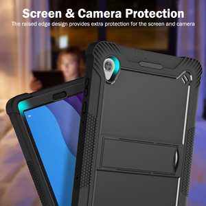 Étui de protection robuste anti-chute avec béquille en TPU+PC <span class=keywords><strong>pour</strong></span> <span class=keywords><strong>tablette</strong></span> <span class=keywords><strong>Lenovo</strong></span> Tab <span class=keywords><strong>M10</strong></span> <span class=keywords><strong>HD</strong></span> 2ème génération TB-X306 - Product Image 5