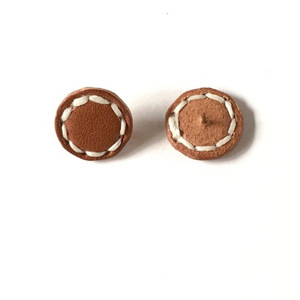 Punaises de bureau en cuir tanné végétal, en gros et sur mesure, différentes tailles et couleurs, punaises créatives, style minimaliste japonais - Product Image 3
