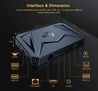 X96Q Pro+ Android 14.0 TV Box Allwinner H728 Quad Core Mali-G57 GPU, BT5.0 WiFi6 USB3.0 Decodificador de Streaming para el Hogar