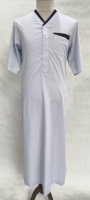 Le dernier Moyen-Orient col en V Maroc hommes Robes avec combinaison vêtements arabes vêtements musulmans hommes musulmans