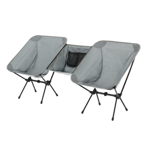 Outdoor Furniture Portable 2 Person <b>Camping</b> <b>Chairs</b> Backpacking Compact Leisure Beach <b>Double</b> Moon <b>Chair</b> - Product Image 1