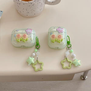 Funda de girasol 3D a la moda para AirPods 1/2/3/4/Pro2 funda delgada para auriculares inalámbricos con diseño elegante para el Partido diario - Product Image 6