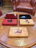 Coffret à cigares en laque piano, ensemble de 4 pièces, humidor, cadeau, emballage de luxe pour cigares, pratique à transporter pour les sorties et les rassemblements