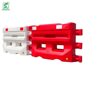 Highway T2 Durable Pedestrian Water Filled Barrier HDPE Traffic Safety Isolation Barrier For Road Use