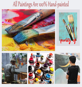 Quadro su Tela Dipinto a Mano 100% Stile <span class=keywords><strong>Banksy</strong></span>, Arte Moderna, Pittura a Olio su Tela, Decorazione Casa Vendita Calda - Product Image 5