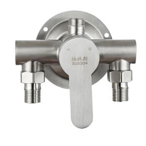 Robinet de douche monobloc en acier inoxydable SUS304 avec vanne de mélange pour eau chaude et froide, entrée et sortie 4 mm - Product Image 4
