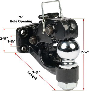 <span class=keywords><strong>16</strong></span>,000 lbs cái trục móc Hitch kéo móc với 2 inch Hitch bóng phù hợp cho cái trục núi - Product Image 2