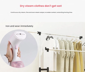 Défroisseur Vapeur Portable 1200W avec Réservoir de 170ml, Chauffage Rapide, Léger, Idéal <span class=keywords><strong>Voyage</strong></span>/Maison - Product Image 4