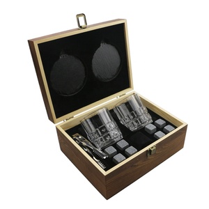 Coffret de luxe en pierres à whisky de haute qualité, ensemble de <span class=keywords><strong>verre</strong></span>, boîte en bois, cadeau - Product Image 1