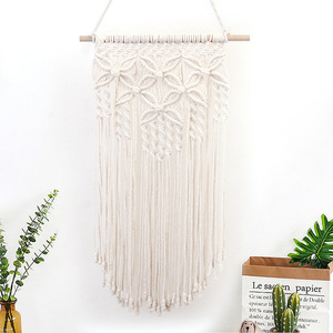 <span class=keywords><strong>Couverture</strong></span> murale tissée à la main, tapisserie boho avec macramé, pour décoration de la maison, nouvelle collection - Product Image 6