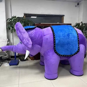 ชุดมาสคอตช้างเป่าลม4<span class=keywords><strong>ขา</strong></span>แบบสมจริง2เมตรสำหรับผู้ใหญ่สวมใส่ได้ทั้งตัวชุดระเบิด - Product Image 3
