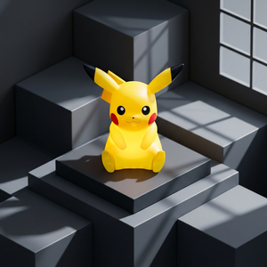 Pokemon Pikaed Plastic Touch Control 3500K Warm White Neon Bulbs <b>LED</b> Mood <b>Light</b> 120x155mm Korean <b>USB</b> Battery Anime Bedroom - Product Image 1