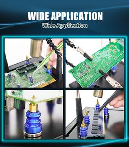 Pro'sKit SN-398 - Soporte <span class=keywords><strong>de</strong></span> Soldadura Multifunción con 4 Brazos Flexibles, Luz LED y Soporte Magnético para PCB, Ideal para Laboratorio <span class=keywords><strong>de</strong></span> Retrabajo - Product Image 5