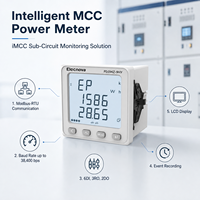 Moniteur de puissance de sous-circuit IMCC, compteur de puissance multifonction triphasé, Modbus-RTU 38400bps, écran LCD, 6DI, 3RO, 2DO, enregistrement d'événements, compteur de panneau