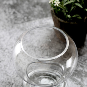 Decorativo personalizzato Moderna Grande Vuoto di Cristallo Lanterna di Candela Vaso di Vetro - Product Image 5