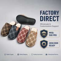 Chaussons d'intérieur pour hommes avec semelle plateforme épaisse, style décontracté en fourrure moelleuse et coussinets TPR, pour le printemps et l'hiver