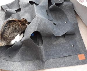 Tapis d'activité pour chat, jouet interactif pliable, tapis résistant pour chat, tapis d'entraînement pour animaux de compagnie, lit pour <span class=keywords><strong>furet</strong></span>, écureuil, lapin - Product Image 5