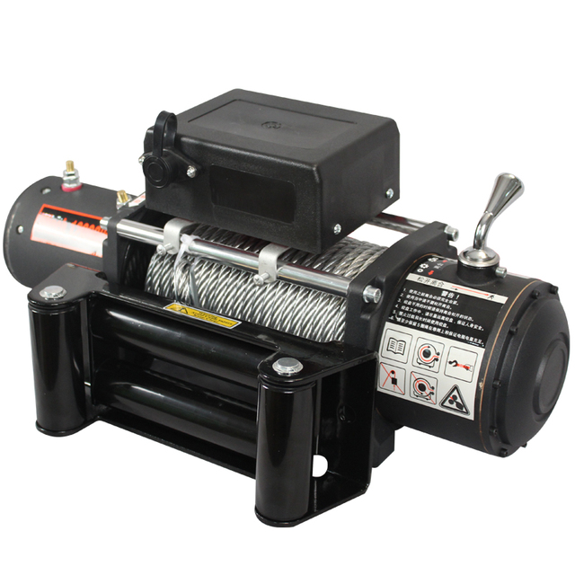 Wholesale 4000 Pounds Handle Remote Control Electric Winch for Offroad Vehicle