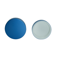 Couvercle bleu mat 58/400 de haute qualité avec bouchons à vis en aluminium pour bocaux