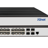 Commutateur réseau industriel L3 géré, 24 ports RJ45 1000/100/10 Mb + 4 ports SFP 1G