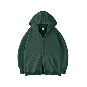 Sweat à capuche vierge Streetwear vintage personnalisé impression bouffante Y2K logo pull surdimensionné sweat à capuche zippé pour hommes lourds <span class=keywords><strong>sweats</strong></span> <span class=keywords><strong>pas</strong></span> cher - Product Image 3