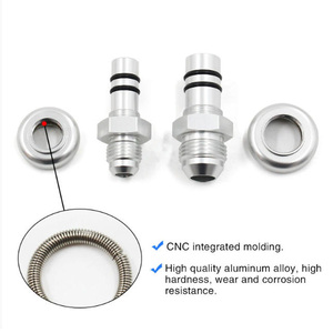 Kit d'adaptation de conduite de carburant haute performance -6AN AN8 pour Ford Mustang 5.0L 4.6L 3.8L 86-98, avec connecteur de rechange pour ressort de verrouillage d'origine - Product Image 1