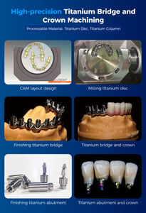 Frezen Tandheelkundige Vhf Tandheelkundige Implantaat Fabricage <span class=keywords><strong>Machine</strong></span> Titanium Tandtransplantatie Cnc Freesmachine - Product Image 4