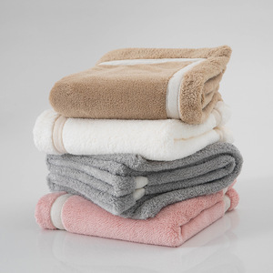 Serviette en polaire corail Kim Ryan 40*80cm, extra épaisse, très absorbante, sans peluches, douce pour le visage - Product Image 2