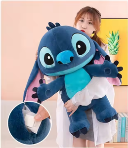 35Cm Anime Kawaii Màu Xanh Sang Trọng Đồ Chơi Nhồi Bông Khâu Gia Đình Gối Trẻ Em Món Quà Sinh Nhật Xe Gối - Product Image 3
