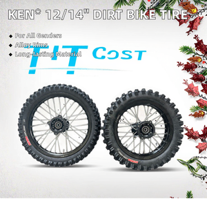 Nouveau pneu tout-terrain <span class=keywords><strong>KEN</strong></span>* de 12/14 pouces avant et arrière avec chambre à air pour moto électrique, jantes en alliage de remplacement - Product Image 2