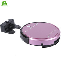 Robot Vacuum Cleaner Pintar 3 in 1 Baru, Bertenaga, dengan Baterai Isi Ulang Inframerah, untuk Mengepel Basah dan Kering, Penggunaan Rumah Tangga