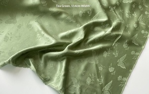 Heavy Weight Woven <b>Silk</b> Luo Fabric Butterfly Floral Openwork Jacquard Hollow Mulberry <b>Silk</b> Multi Color Hanfu Qipao Textile - Product Image 6