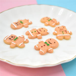 Último Producto: Lindos Accesorios de Resina Epoxi en Miniatura para Manualidades, Hombre de Jengibre de Resina - Product Image 5