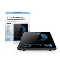 Plaque chauffante électrique à commande tactile de 1500 watts avec fonction de verrouillage enfant cuisinière à induction simple Portable