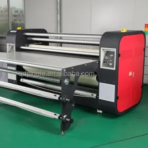 Roll to roll blanket deviation alarm warning digital heat press transfer t-shirt printing machine