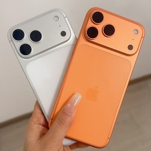 เครื่องมือถือปลดล็อคแล้ว รุ่น 17 Pro Max เกรด A+ ไม่มีรอยขีดข่วนบนพื้นผิว แบตเตอรี่ใช้งานได้ 100% เวอร์ชั่นอเมริกา รองรับ 5G แรม 12GB + รองรับซิม US/<span class=keywords><strong>ESIM</strong></span> - Product Image 1