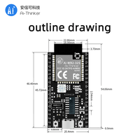 Ai-Thinker NOUVEAU Kit Ai-WB2-32S basé sur la puce BL602, carte de développement de module WiFi+ 5.0 / PCB avec antenne, interface Type-C