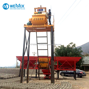 สายการผลิต HZS25 25M3ผสมไฟฟ้าขนาดเล็กสำหรับอุตสาหกรรมซีเมนต์ไซโลโรงงานผสมคอนกรีต - Product Image 1