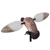Décoy de chasse électronique en EVA pour oie à queue courte et canard, avec mouvement mécanique, ailes battantes et rotatives, tête floquée et son d'oiseau électrique
