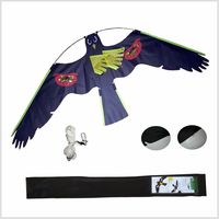 Qiao Liang Stock en gros Cerf-volant répulsif en nylon en forme de hibou, faucon ou oiseau pour la protection des cultures de riziculture