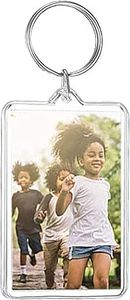 Hot Selling Custom Shape Picture Photo Holder Keychain DIY Clear Plastic Acrylic Blank Photo Frame <b>Key</b> Chain Pendant - Product Image 2