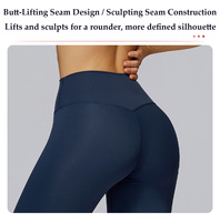 Pantalon de yoga mi-long athlétique à séchage rapide pour femme, taille haute, coupe ajustée, doux comme du beurre, décontracté, legging capri, legging de fitness pour l'extérieur