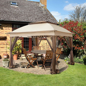 Outdoor Patio Garden Waterproof Convenient Easy Setup <strong>Canopy</strong> Shelter Mosquito Netting Pop up Gazebo Tent