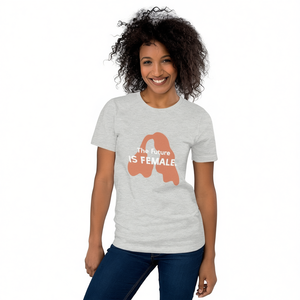 T-shirt The Future Is Female da donna, vestibilità regolare, 100% cotone, girocollo, casual, con stampa femminista, per tutte le stagioni, in tessuto jersey - Product Image 1